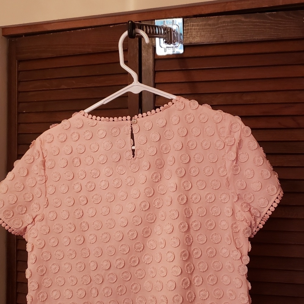 Pink dress top